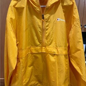 Champion Yellow Windbreaker Jacket